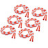 CHAMPION SPORTS Champion Sports Plastic Segmented Jump Rope 10', Pack of 6