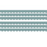 TEACHER CREATED RESOURCES Teacher Created Resources® Stone Blue Scalloped Border Trim, 35 Feet Per Pack, 6 Packs