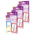 TEACHER CREATED RESOURCES Teacher Created Resources® Fractions, Decimals & Percents Flash Cards, 3 Packs
