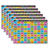 ASHLEY PRODUCTIONS Ashley Productions® Smart Poly™ Learning Mat, 12" x 17", Double-Sided, Sight Words 1st & 2nd 100, Pack of 6