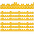EUREKA Eureka® The Hive Honeycomb Extra Wide Deco Trim®, 37 Feet Per Pack, 6 Packs