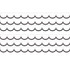 TEACHER CREATED RESOURCES Teacher Created Resources® White with Black Scalloped Die-Cut Border Trim, 35 Feet Per Pack, 6 Packs
