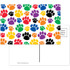 TEACHER CREATED RESOURCES Teacher Created Resources® Colorful Paw Prints Postcards, Pack of 30