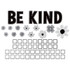 TEACHER CREATED RESOURCES Teacher Created Resources® Black and White Floral Be Kind Bulletin Board Set, 60 Pieces