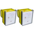 C-LINE PRODUCTS INC C-Line® 7-Pocket Vertical Backpack File, Letter Size, Assorted, Pack of 2