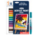 CRAYOLA LLC Crayola® Acrylic Paint Doodle Sticks, Pack of 12