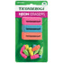 DIXON TICONDEROGA CO Dixon® Eraser Combo Set, Neon, 3 Beveled, 12 Wedge Cap