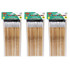 ADVANTUS Charles Leonard Flat Easel Brushes, 0.5", Bristle, 12 Per Pack, 3 Packs