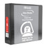 BAZIC PRODUCTS BAZIC Products® Slant D Ring View Binder with 2 Pockets, 3", Black