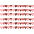 TEACHER CREATED RESOURCES Teacher Created Resources® Frosted Heart Cookies Die-Cut Border Trim, 35 Feet Per Pack, 6 Packs TEACHER CREATED RESOURCES Teacher Created Resources® Frosted Heart Cookies Die-Cut Border Trim, 35 Feet Per Pack, 6 Packs