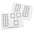 DIDAX Didax® Write-On/Wipe-Off Ten-Frame Mats, Set of 10