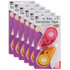 ADVANTUS Charles Leonard Correction Tape, Assorted Color Cases, 1/5" x 394", 2 Per Pack, 6 Packs