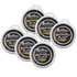 LEARNING ADVANTAGE READY 2 LEARN™ Jumbo Circular Washable Stamp Pad - Black - 5.75" dia. - Pack of 6