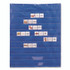 LEARNING RESOURCES LER2206 Pocket Chart, 10 Pockets, 33.5 x 42, Blue