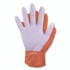 AMMEX CORPORATION GloveWorks® by GWUOFN46050 Ultra Industrial Flock-Lined Nitrile Disposable Gloves, Large, 8 mil Thick, 9.06" Long, Orange, 50/Box, 10 Boxes/Carton