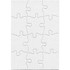 HYGLOSS PRODUCTS INC. Hygloss® Compoz-A-Puzzle®, 5 1/2" x 8" Rectangle, 12-Piece, Pack of 24