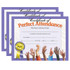 FLIPSIDE Hayes Publishing Certificate of Perfect Attendance, 30 Per Pack, 3 Packs
