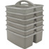 TEACHER CREATED RESOURCES Teacher Created Resources® Gray Plastic Storage Caddy, Pack of 6