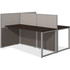 Bush Industries, Inc Bush Business Furniture EOD460MR-03K Bush Business Furniture Easy Office 60W 2 Person Straight Desk Open Office