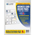 C-Line Products, Inc C-Line 61117 C-Line Business Card Holder Pages with Index Tabs for Ring Binders, Poly