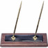Dacasso Limited, Inc Dacasso A8404 Dacasso Walnut & Leather Pen Stand
