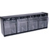 Deflecto, LLC Deflecto 20404OP Deflecto Tilt Bin Interlocking Multi-Bin Storage Organizer