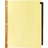 Business Source 01182 Business Source 1-31 Black Leather Tab Index Dividers