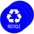 HLS Commercial HLSKERCYCLE3 HLS Commercial Refuse Bin Icon Sticker