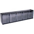 Deflecto, LLC Deflecto 20504OP Deflecto Tilt Bin Interlocking Multi-Bin Storage Organizer