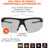 Tenacious Holdings, Inc Ergodyne 59085 Ergodyne Skullerz SKOLL Anti-Scratch & Enhanced Anti-Fog Safety Glasses, Sunglasses