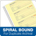 TOPS Products Adams SC1152 Adams Spiral 2-part Money/Rent Receipt Book