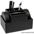 Dacasso Limited, Inc Dacasso A1048 Dacasso Black Leather Desk Supply Organizer