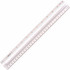 Acme United Corporation Westcott 15571 Westcott 12" Clear Magnifying Data Processing Ruler