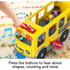 Fisher-Price GLT75 Fisher-Price Little People Toddler Learning Toy, Big Yellow School Bus Musical Push Toy