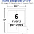 Avery Avery&reg; CC10-4C Avery&reg; Clip-Style Name Badges