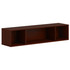The HON Company HON HONPLWMH60LT1 HON Mod Wall Mounted Storage | Open | 60"W | Traditional Mahogany Finish