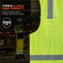 Tenacious Holdings, Inc Ergodyne 24504 Ergodyne GloWear 8249Z Hi-Vis Surveyors Vest