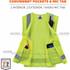 Tenacious Holdings, Inc Ergodyne 24504 Ergodyne GloWear 8249Z Hi-Vis Surveyors Vest