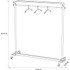 Alba, Inc Alba PMGROUP3 Alba Upper Shelf Double-sided Garment Rack