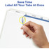 Avery Avery&reg; LSK3B Avery&reg; Print & Apply Clear Label Dividers - Index Maker Easy Apply Label Strip