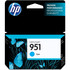 HP Inc. HP CN050AN HP 951 (CN050AN) Original Inkjet Ink Cartridge - Cyan - 1 Each