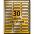 Avery Avery&reg; 08987 Avery&reg; Foil Mailing Labels