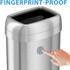 HLS Commercial HLS16STV HLS Commercial Stainless Steel Open Top Trash Can HLS Commercial HLS16STV HLS Commercial Stainless Steel Open Top Trash Can