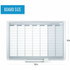 Bi-silque S.A MasterVision GA0396830 MasterVision Dry-erase Magnetic Planning Board