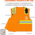 Tenacious Holdings, Inc Ergodyne 24573 Ergodyne 8246Z 2-Tone High-Visibility Safety Vest