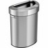 HLS Commercial HLS18DOT HLS Commercial Semi-Round Open Top Trash Can