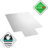 Floortex Cleartex 1113423LR Ultimat&reg; Polycarbonate Lipped Chair Mat for Carpets up to 1/2" - 48" x 53"