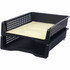 Business Source 42571 Business Source Stackable Letter Tray