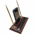 Dacasso Limited, Inc Dacasso A8012 Dacasso Rosewood & Leather Pen Stand/Cell Phone Holder