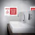 Avery Avery&reg; 83175 Avery&reg; Surface Safe NOTICE WASH HANDS Wall Decals